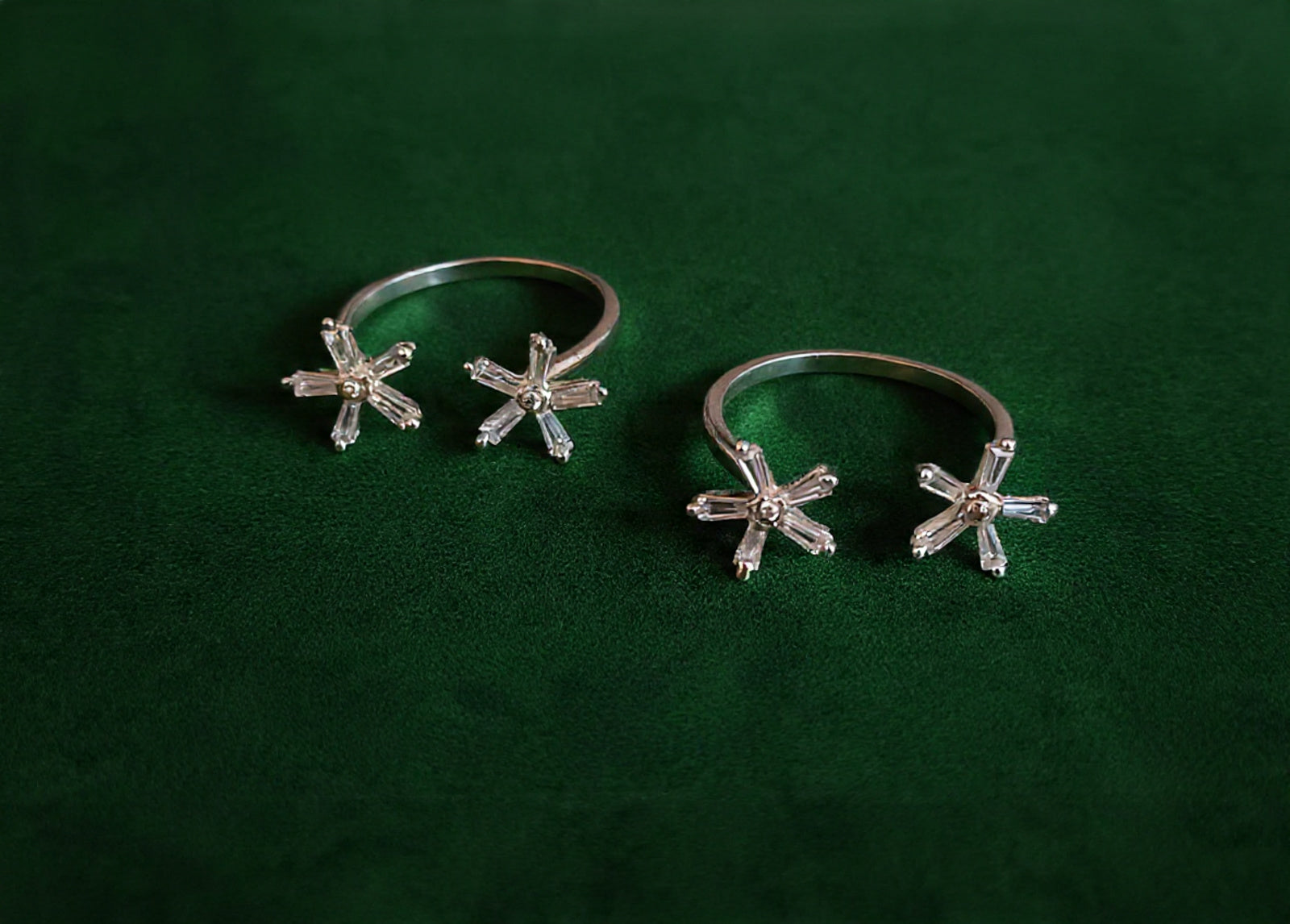 Dual Floret Toe Rings 22