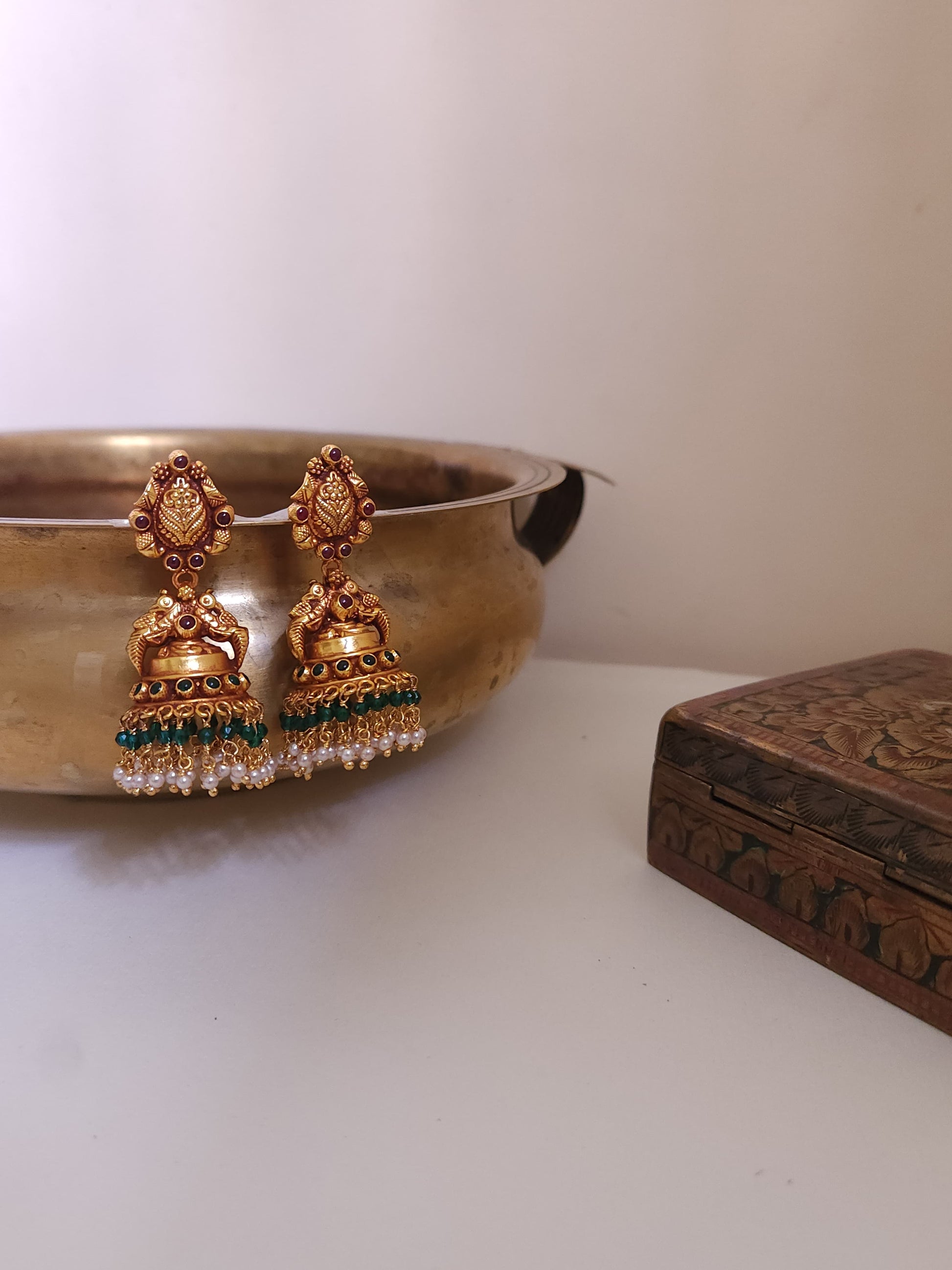 Esha Silver Earrings