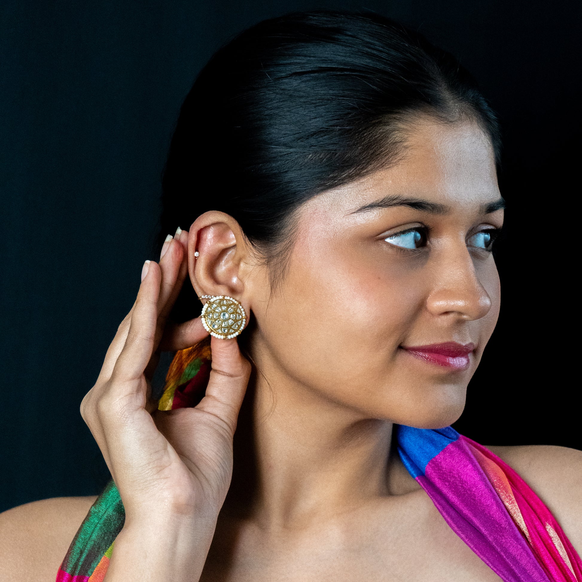 Flora petals ear stud