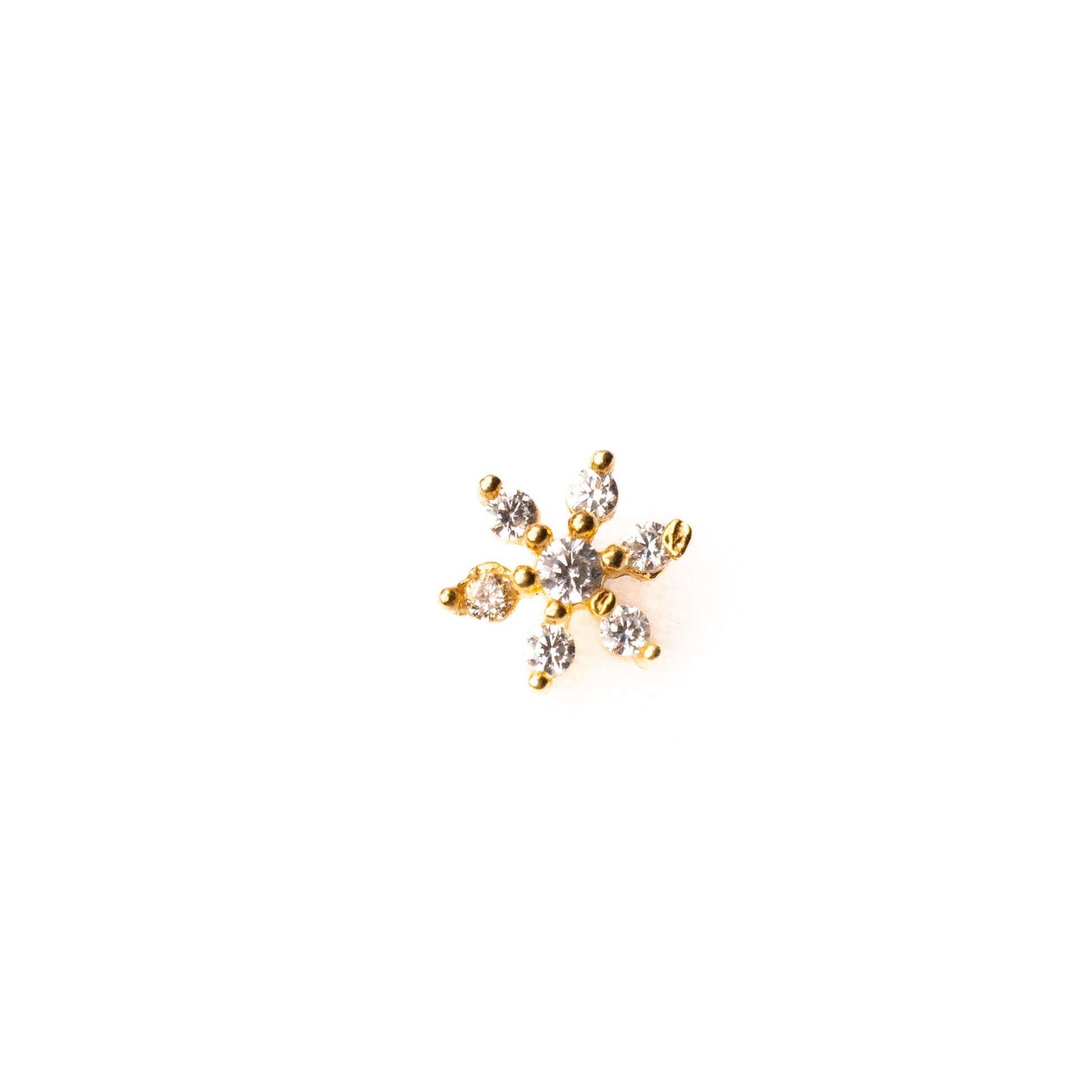 Flower Gold Nosepins