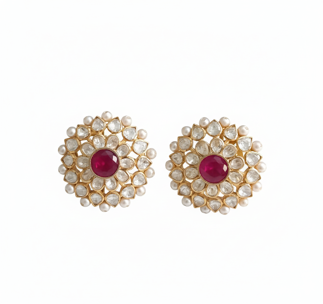 Gulnaar Silver Studs