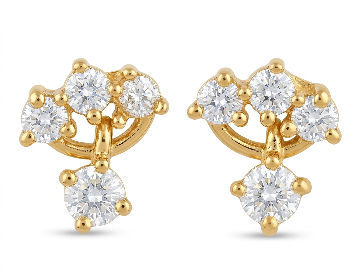Petaldrop 925 Silver Studs