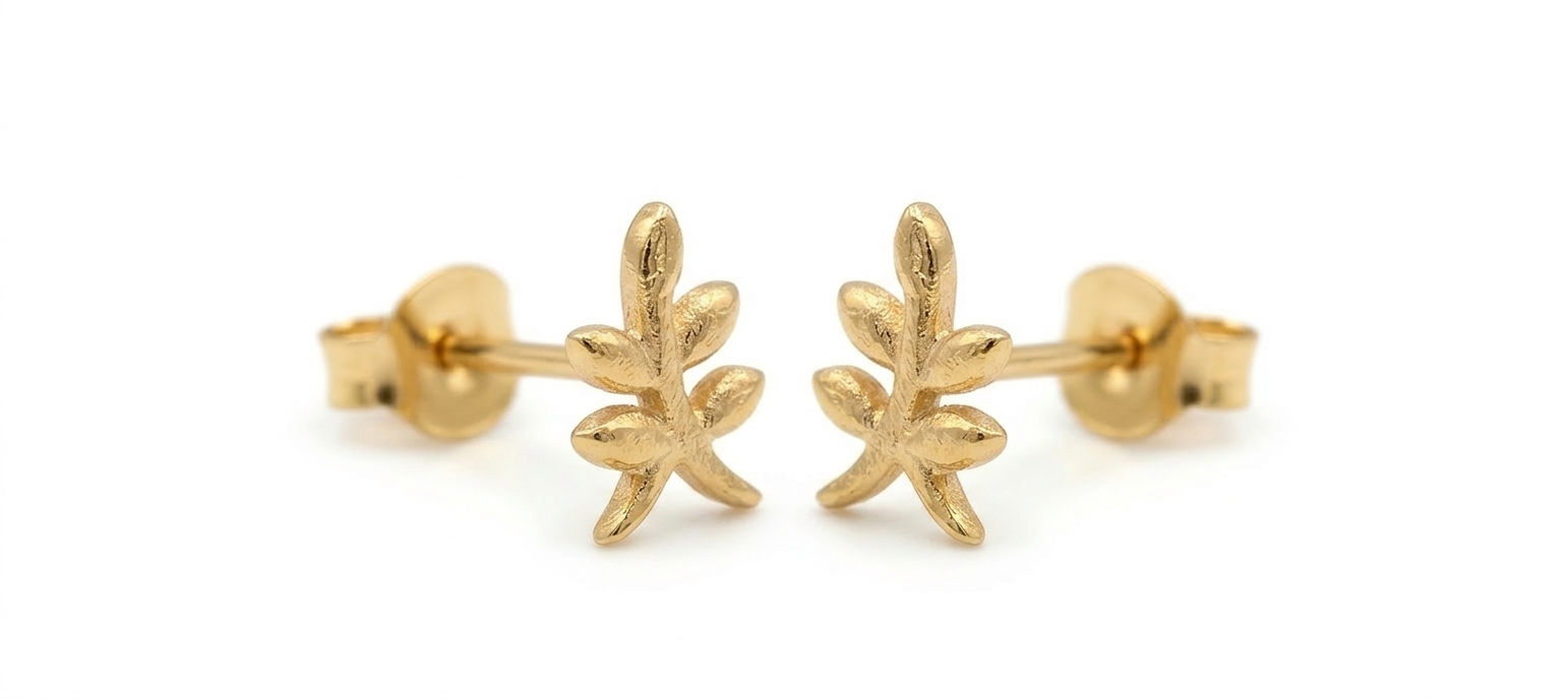 Leaflet 925 Silver Studs