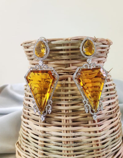Yellow Triangle Danglers