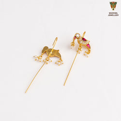 Deeza Kundan Ear Cuffs