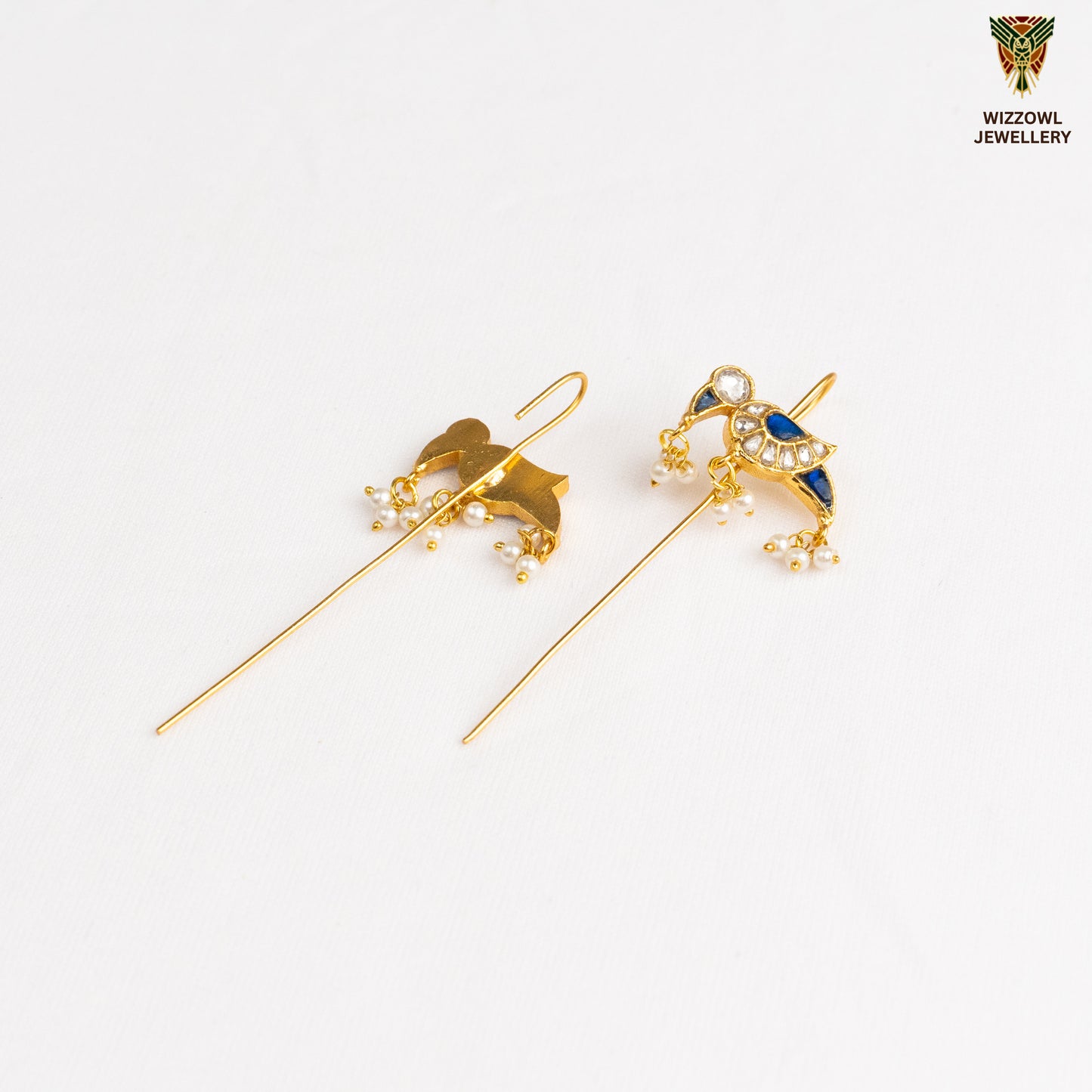 Deeza Kundan Ear Cuffs