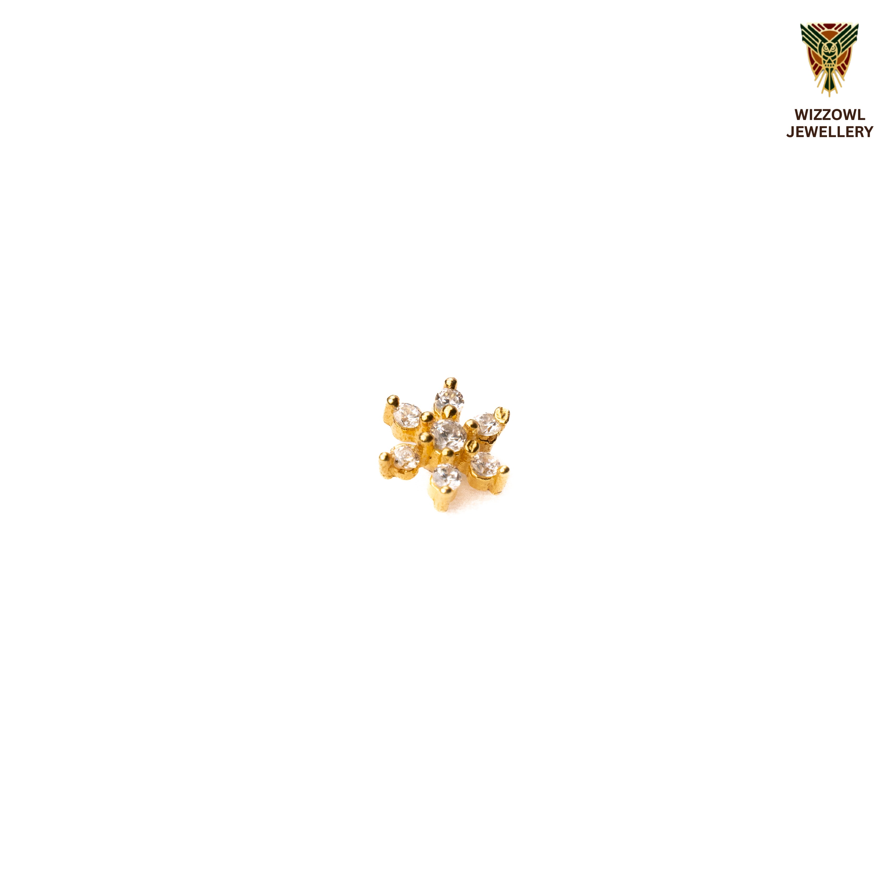 Flower Gold Nosepins