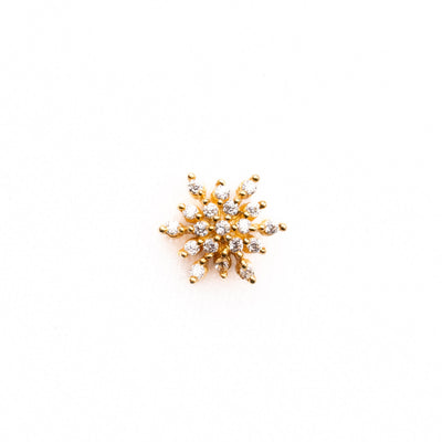 Trishit Gold Nosepins