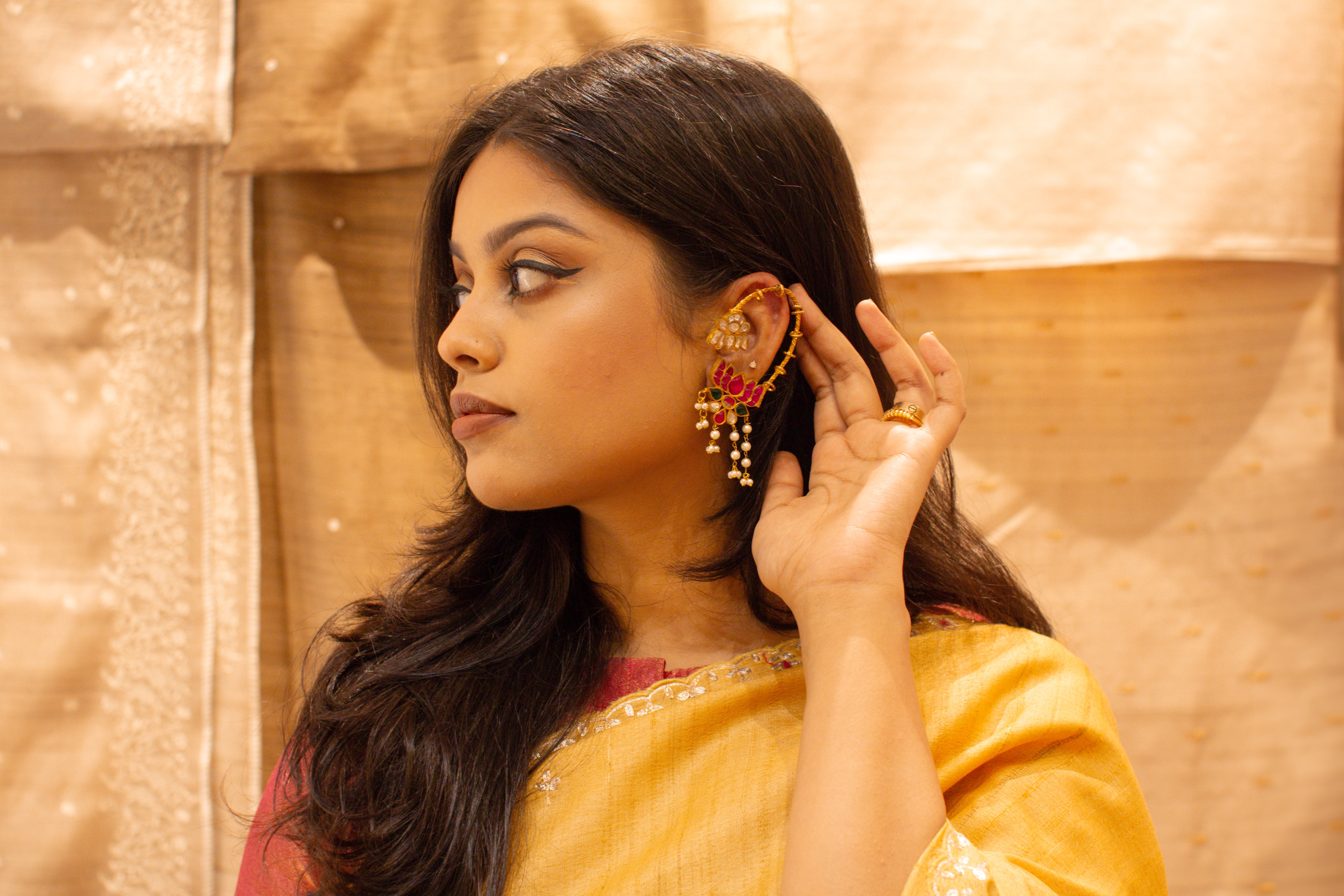 Lotus Ear Cuffs