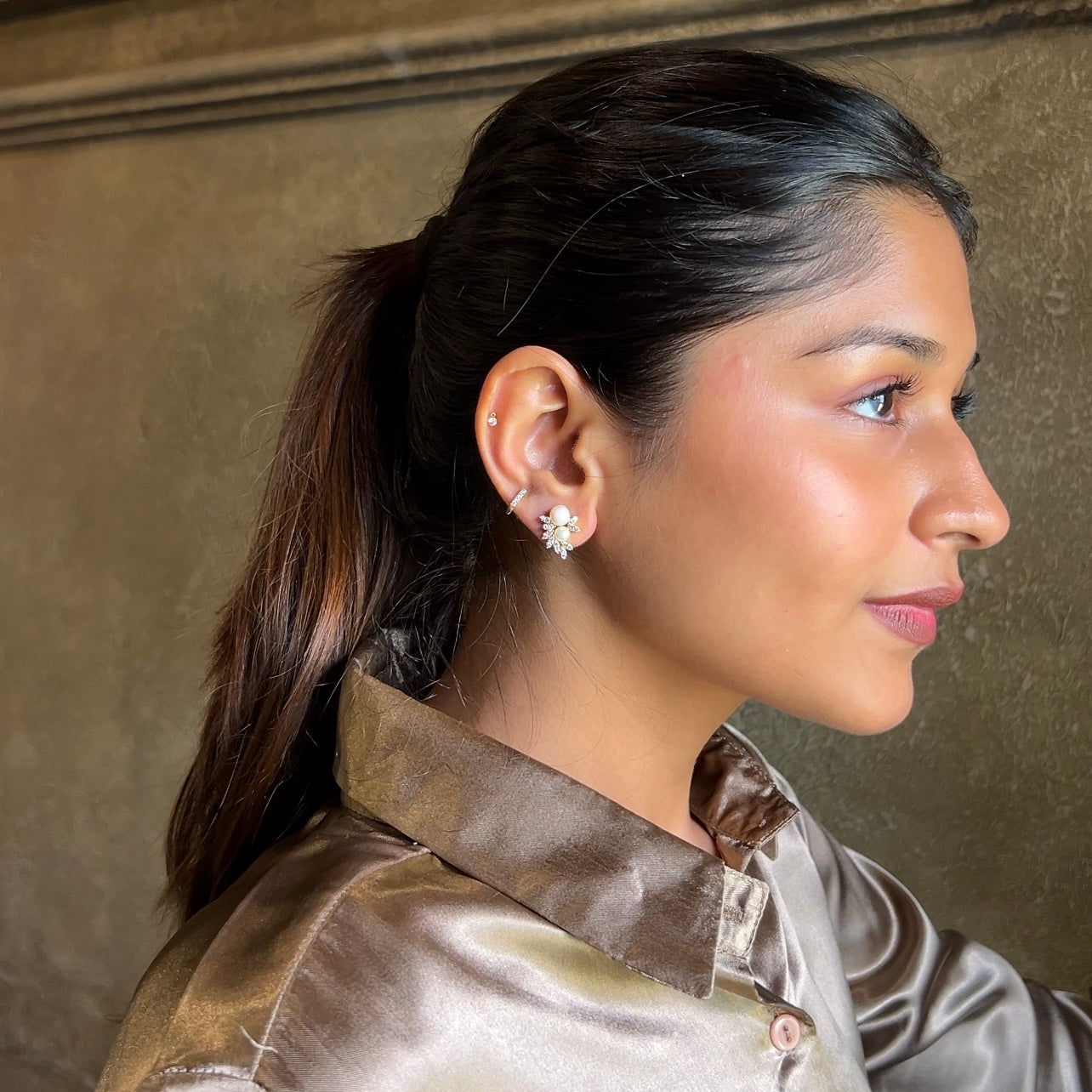 Karabi Silver Earrings