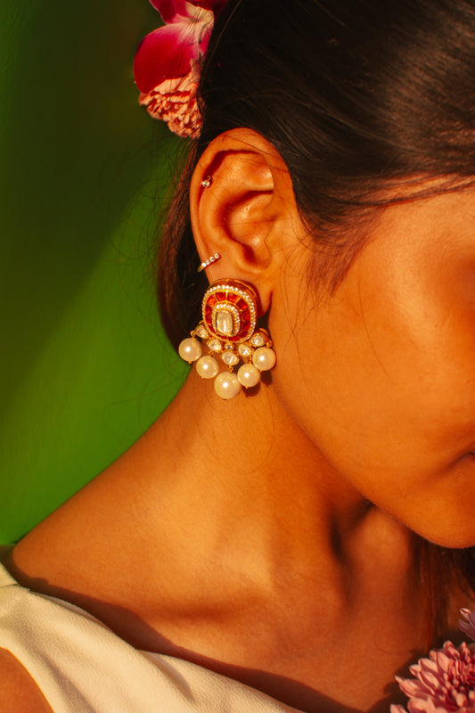Valmiki Silver Earrings