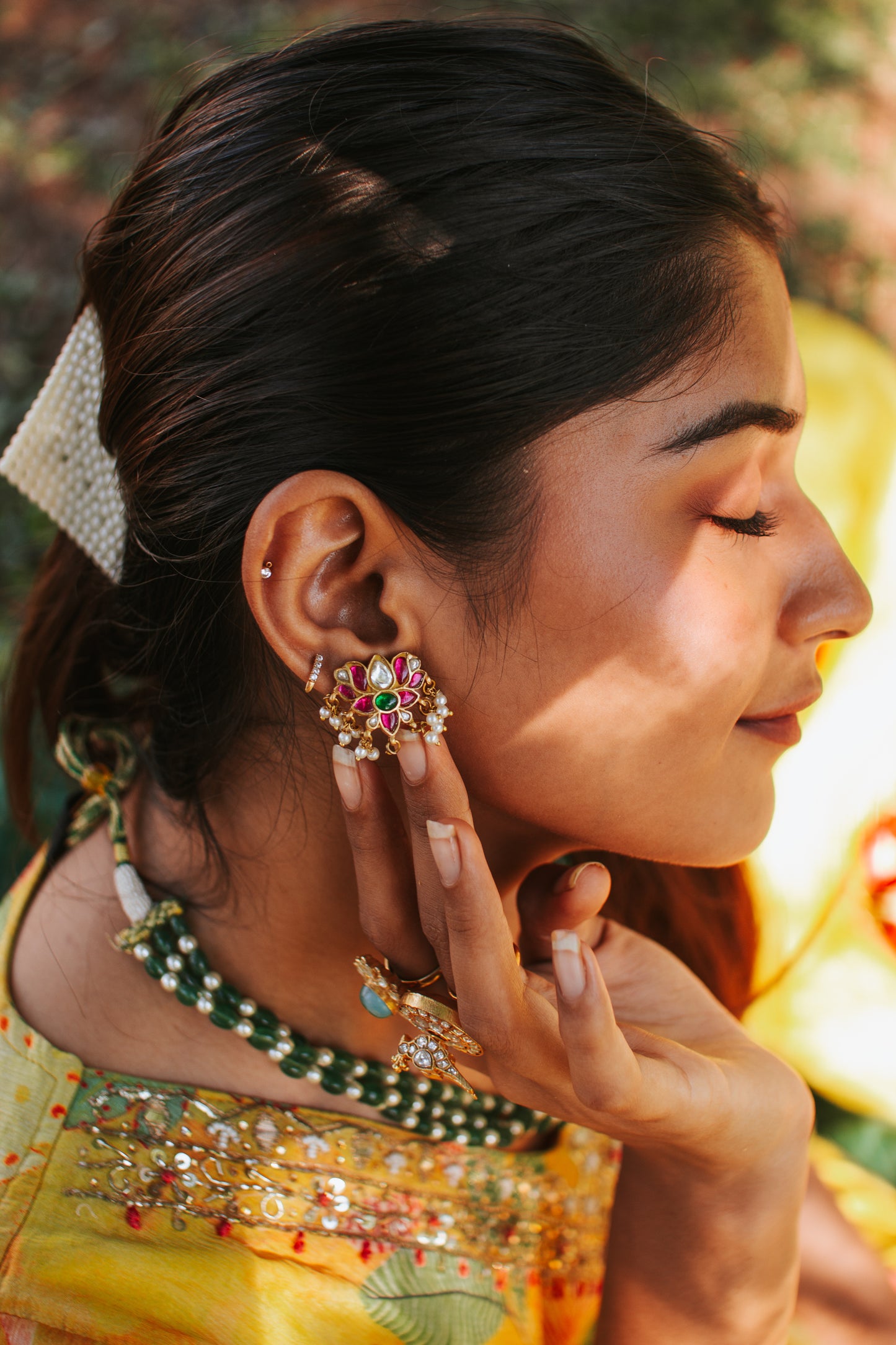 Bahara Lotus Studs