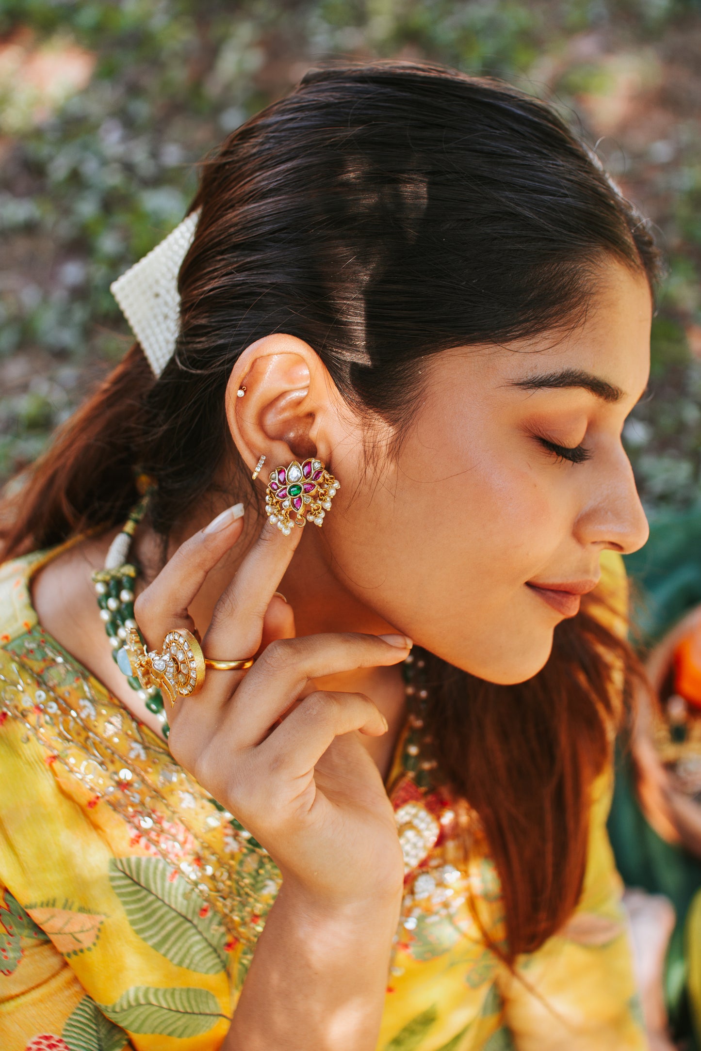 Bahara Lotus Studs