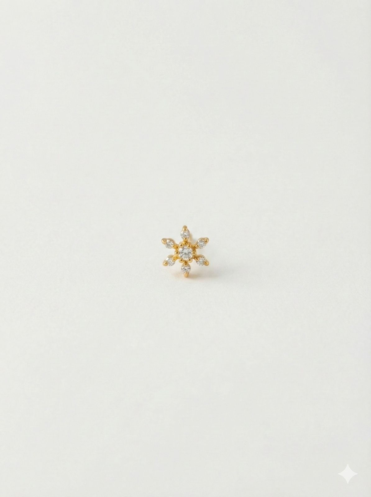 Indu 925 Silver Nose Pin for Women
