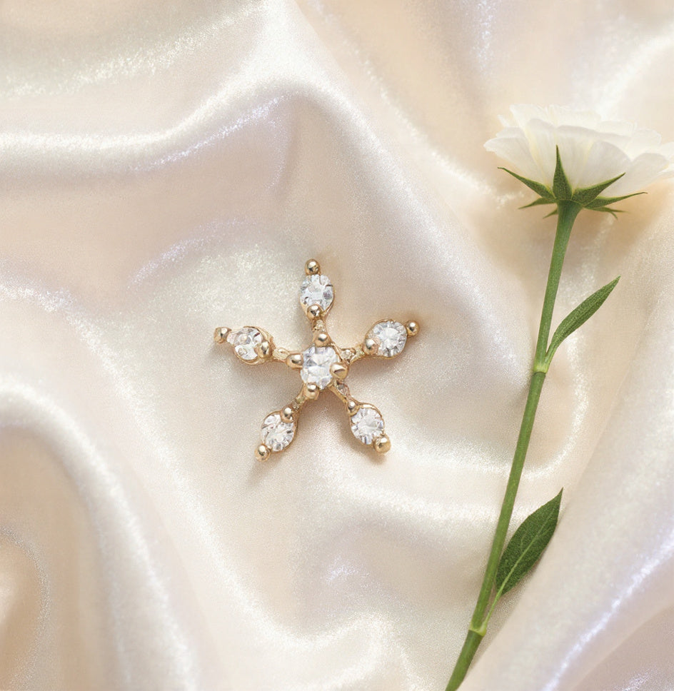 Ira 925 Silver Nose Pin for Women