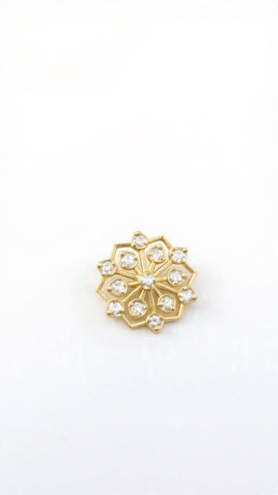 Jyoti 925 Silver Nose Pin for Women