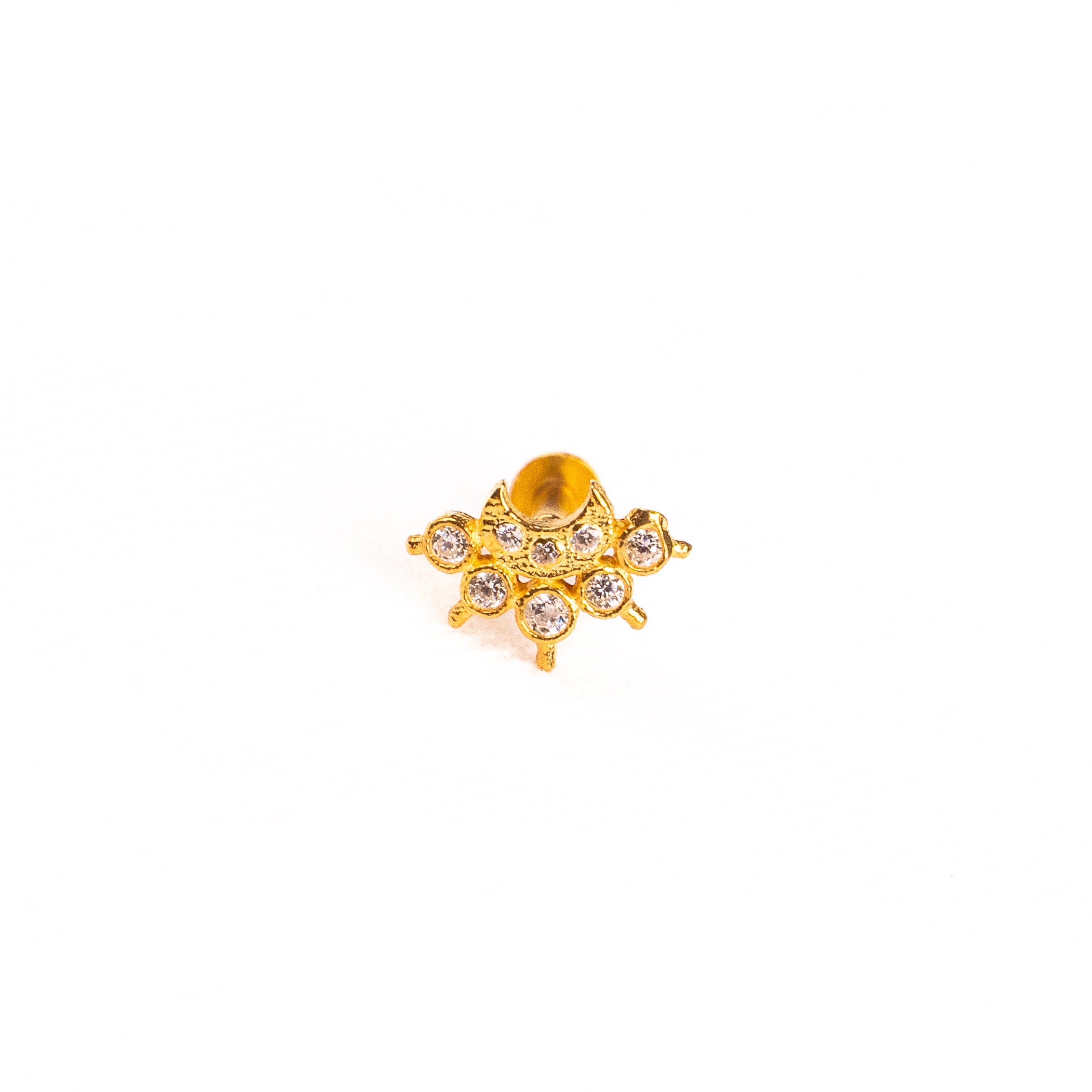 Kaira 925 Silver Nose Pin for Women
