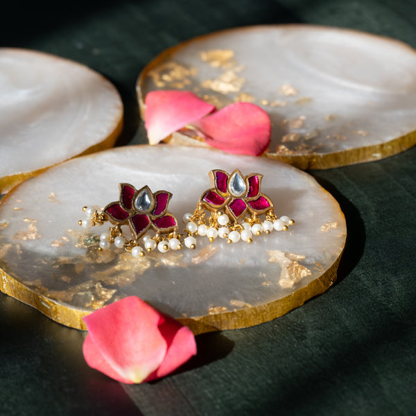 Lotus Earrings