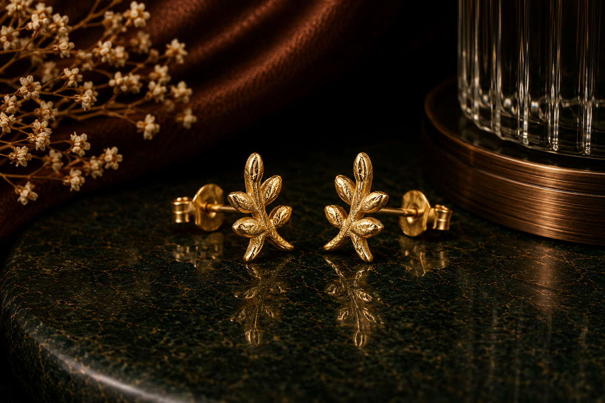 Leaflet 925 Silver Studs