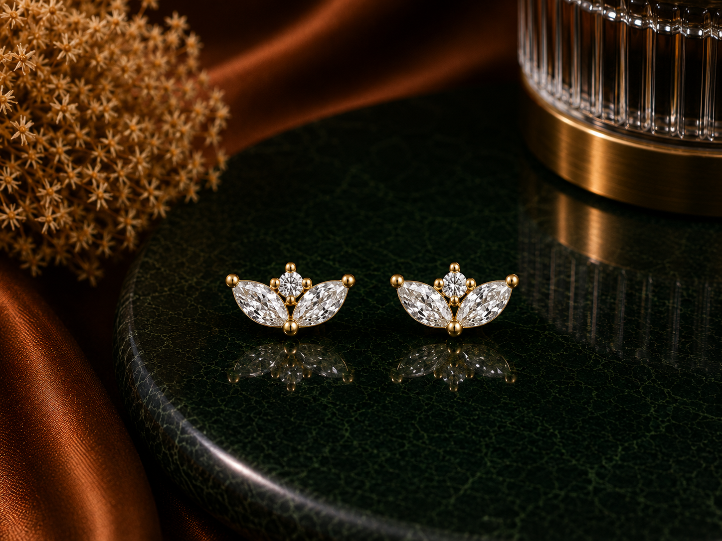 LuxeWing 925 Silver Studs