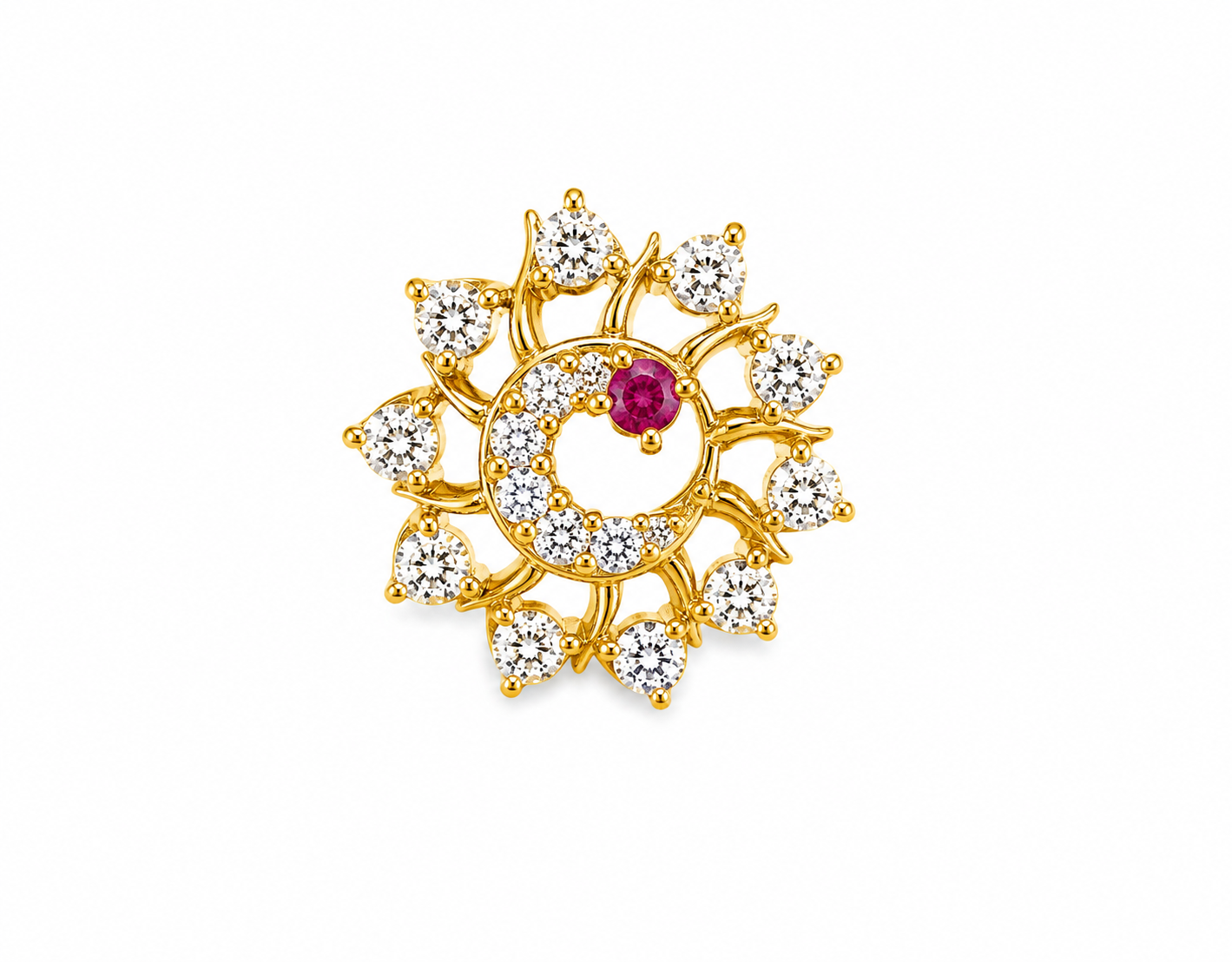 Morika 925 Sterling Silver Nose Pin for Women