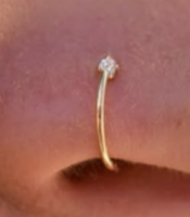 Nosering5 925 Sterling Silver Nose Ring for Women