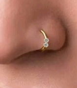 Nosering8 925 Sterling Silver Nose Ring for Women
