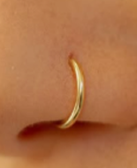 Nosering9 925 Sterling Silver Nose Ring for Women