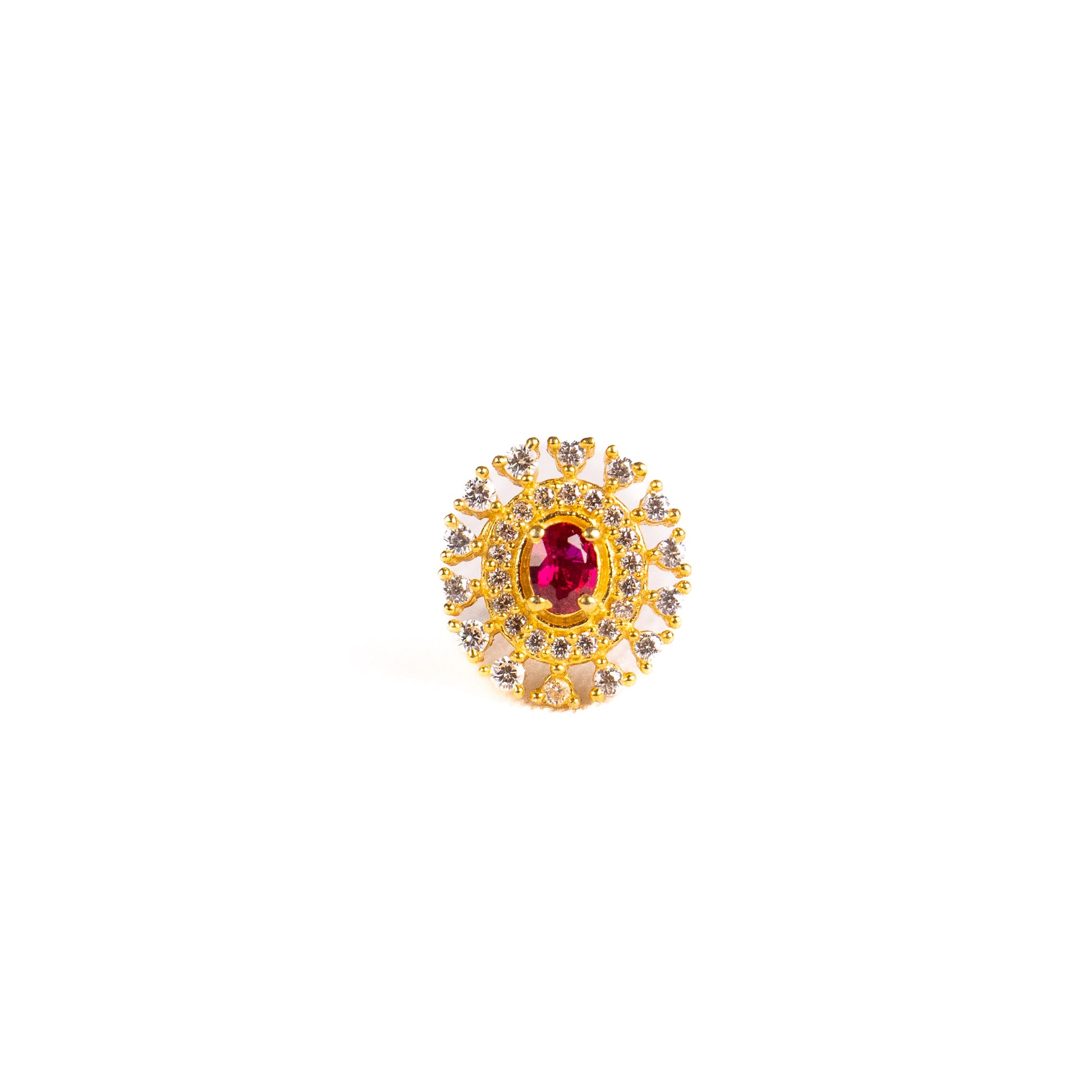 Ojasvi 925 Silver Nose Pin for Women