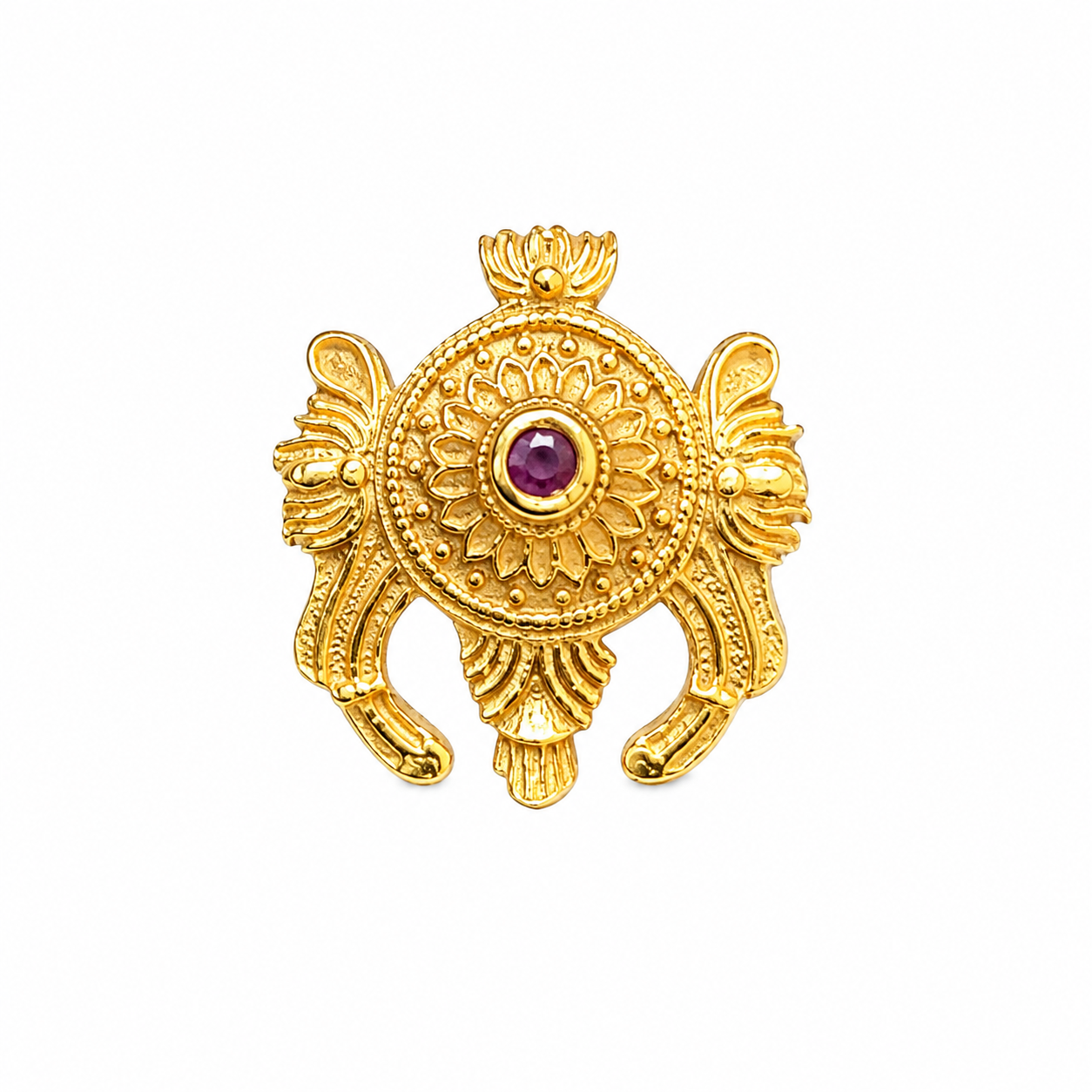 Padma 925 Sterling Silver Nose Pin for Women