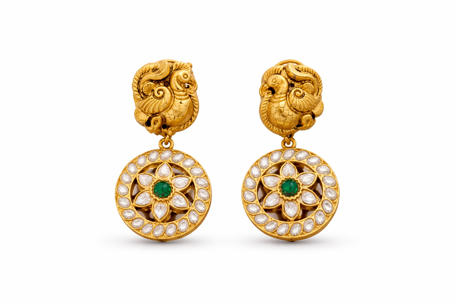 Peacock Bloom Earrings
