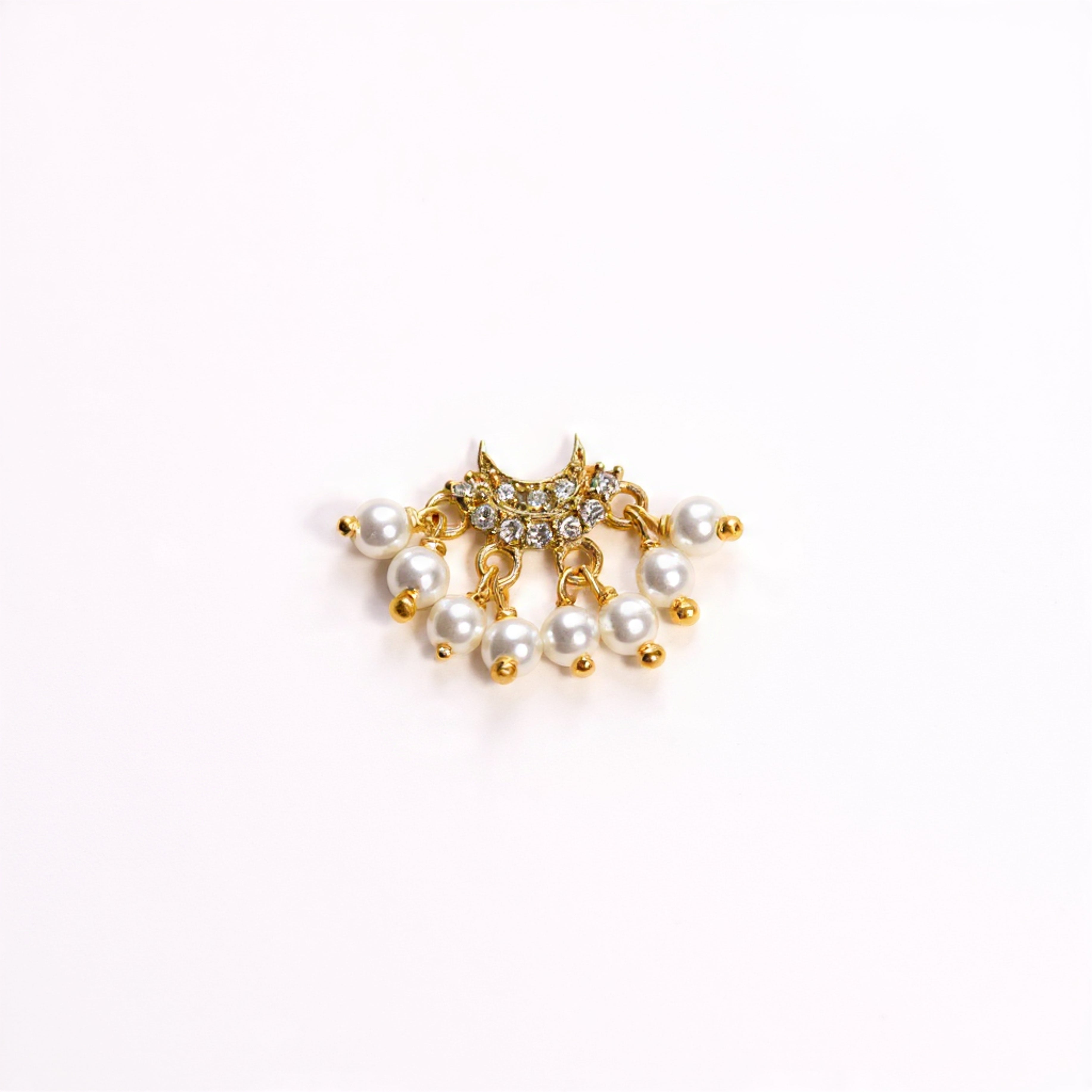 Prajval 925 Silver Nose Pin for Women