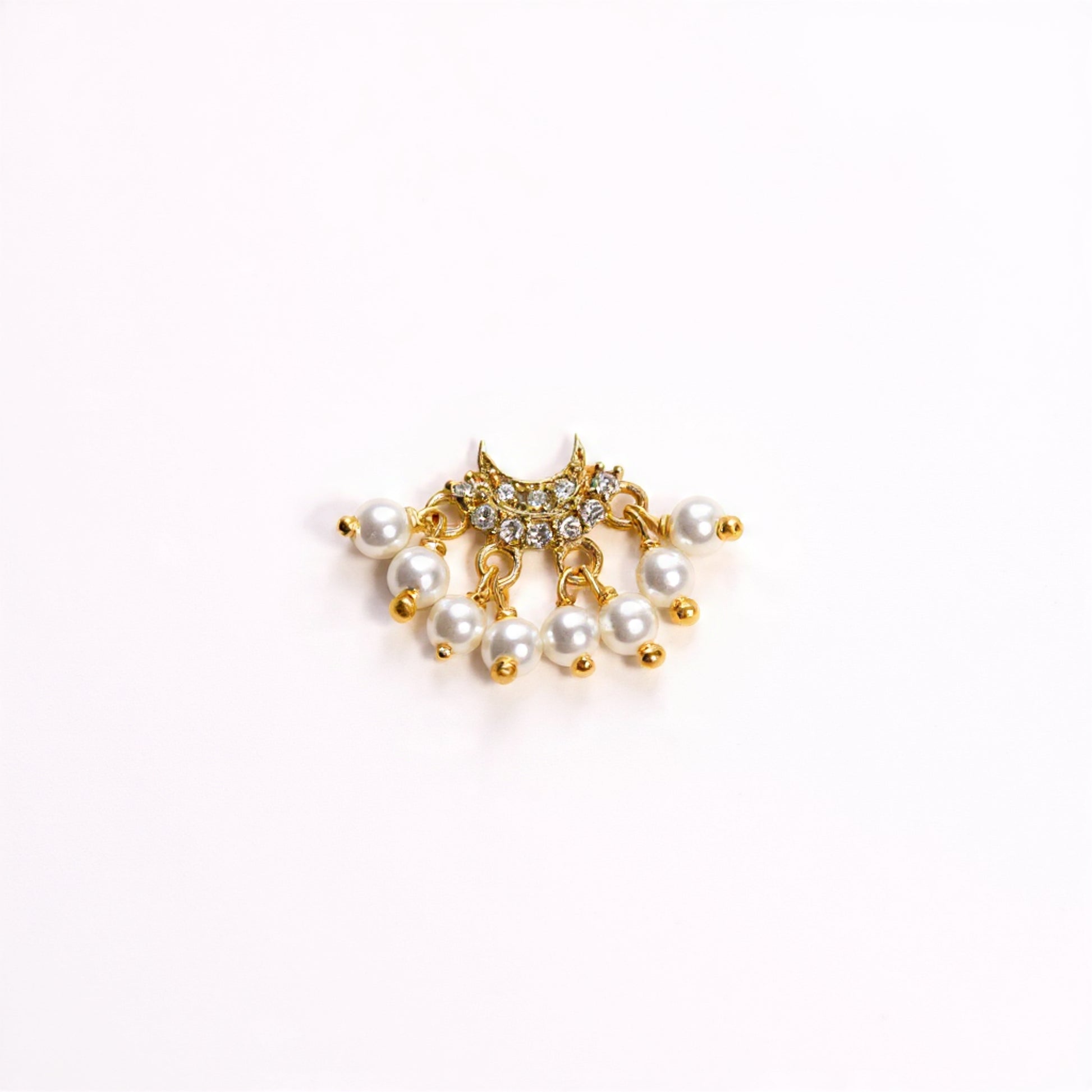 Prajval 925 Silver Nose Pin for Women