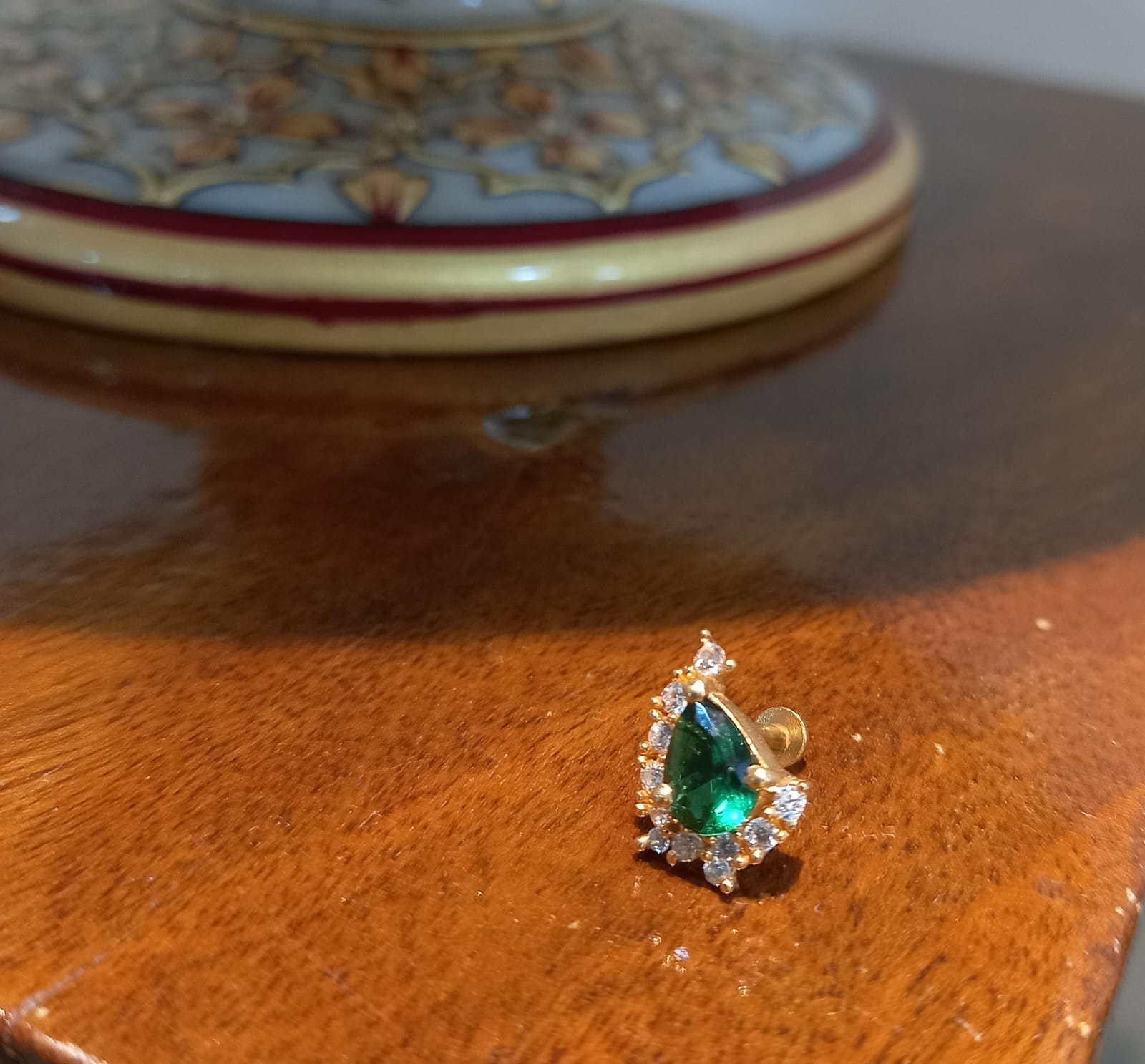 Pear 925 Silver Nose pin for Women