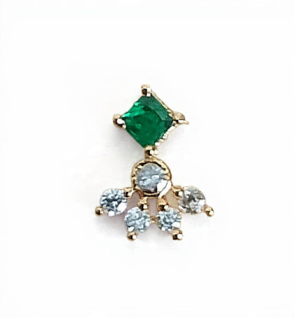 Raasha 925 Silver Nose pin for Women