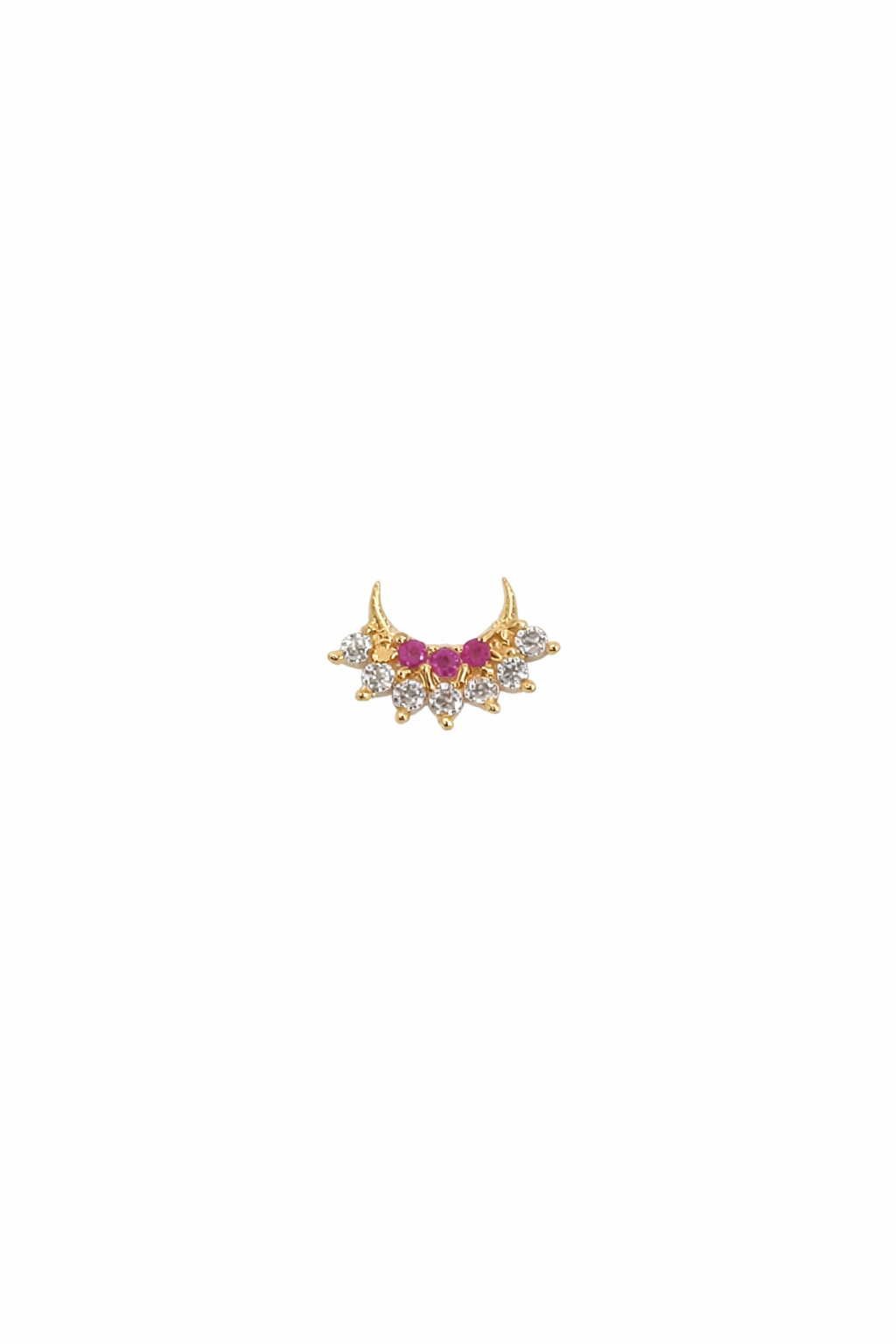 Raga 925 Sterling Silver Nose Pin for Women