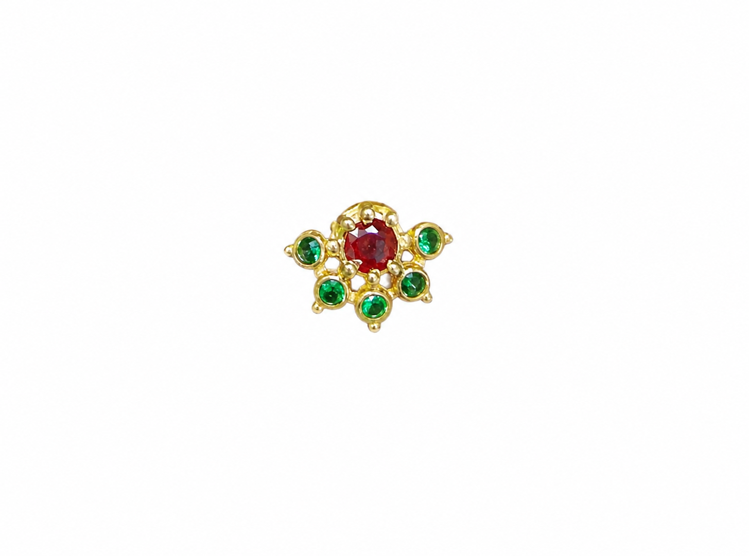 Ragini 925 Silver Nose Pin for Women