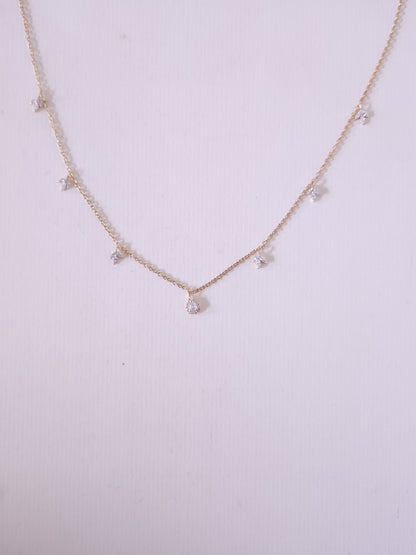 A classic silver chain with a smooth, polished finish and interlocking links, offering a timeless and versatile accessory.