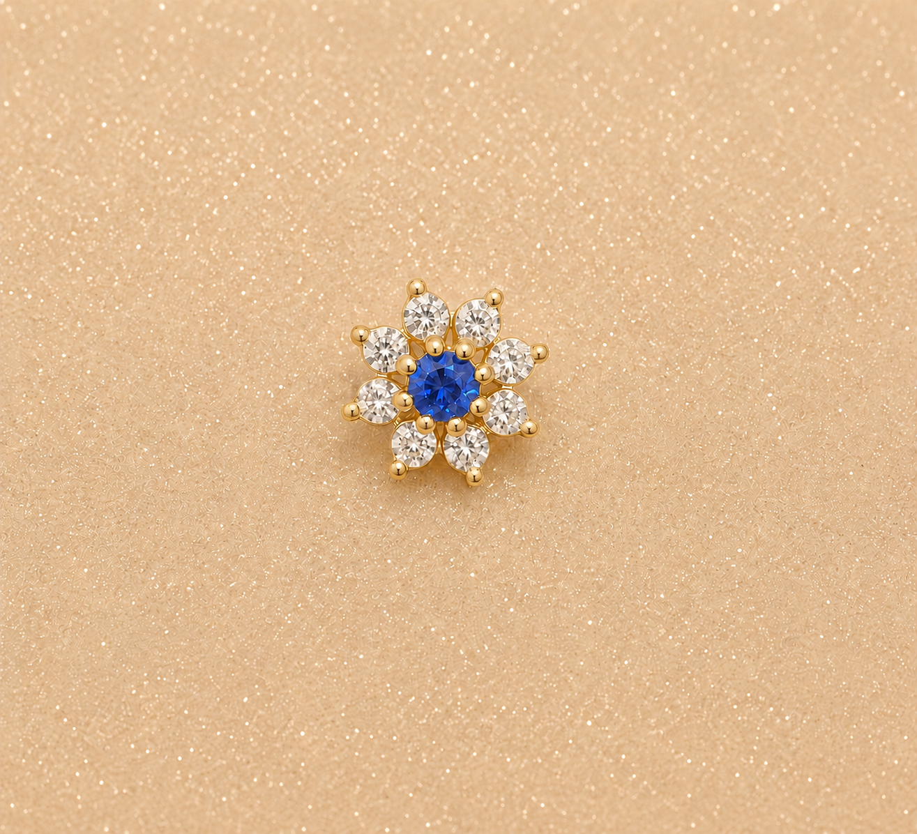 Ruchi 925 Nose Pin for Women