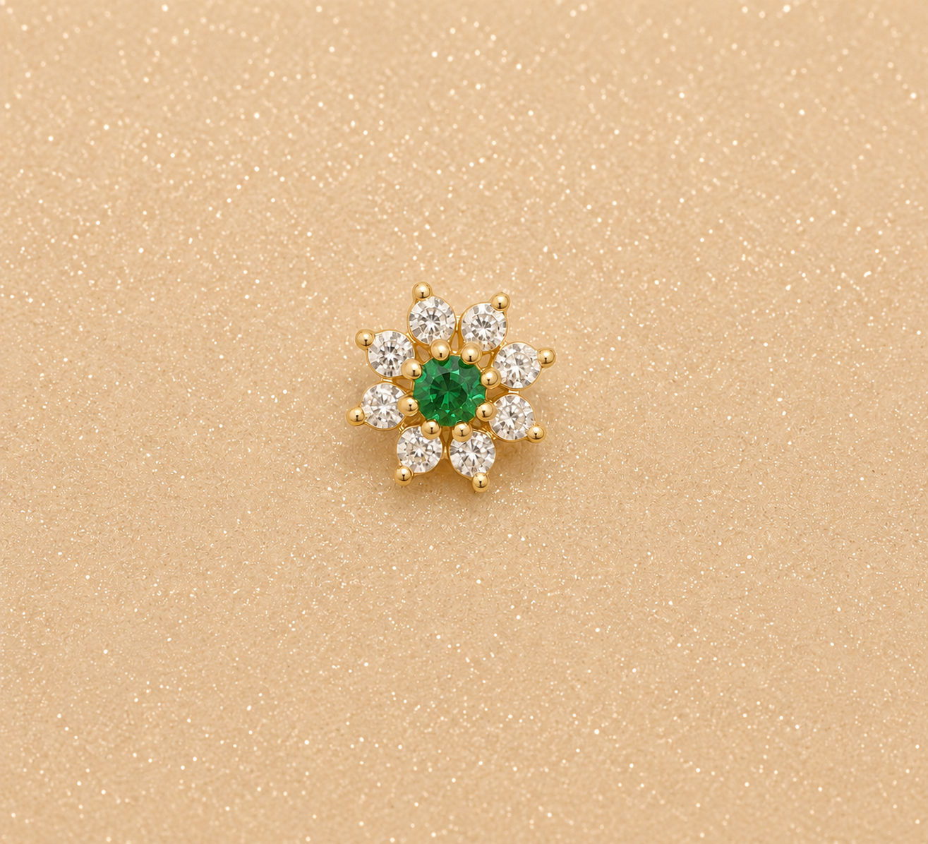 Ruchi 925 Nose Pin for Women
