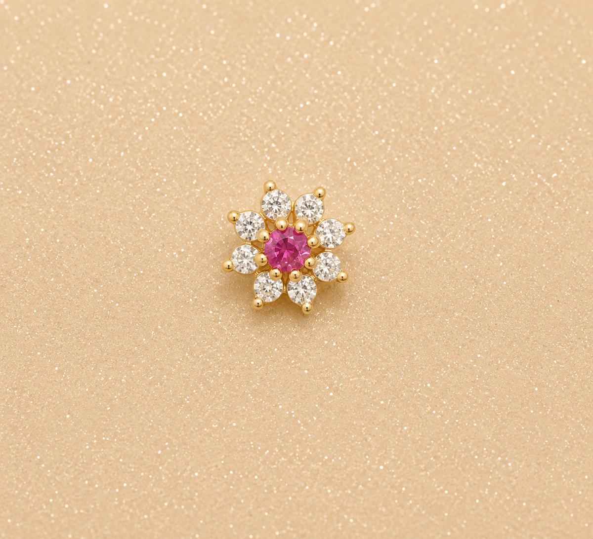 Ruchi 925 Nose Pin for Women