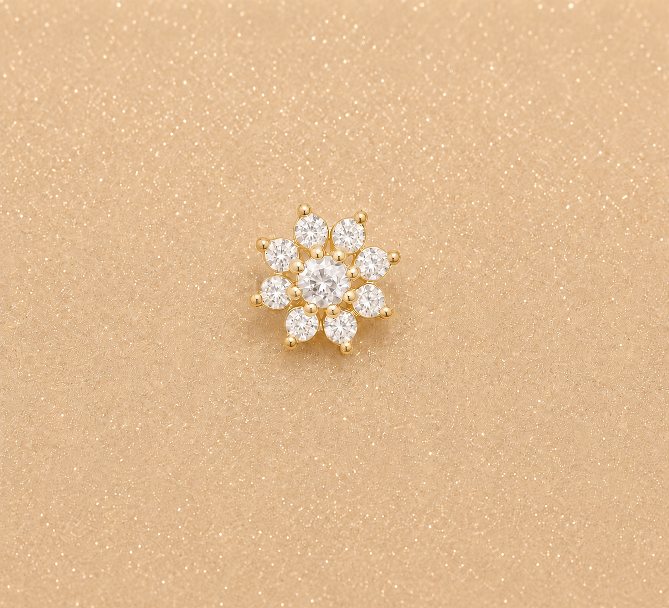 Ruchi 925 Nose Pin for Women