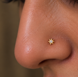SmallNosepins 925 Silver Nose pin for Women