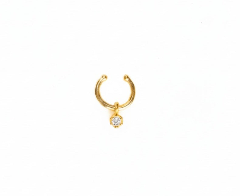 Silver 925 Septum Nose Pin 07