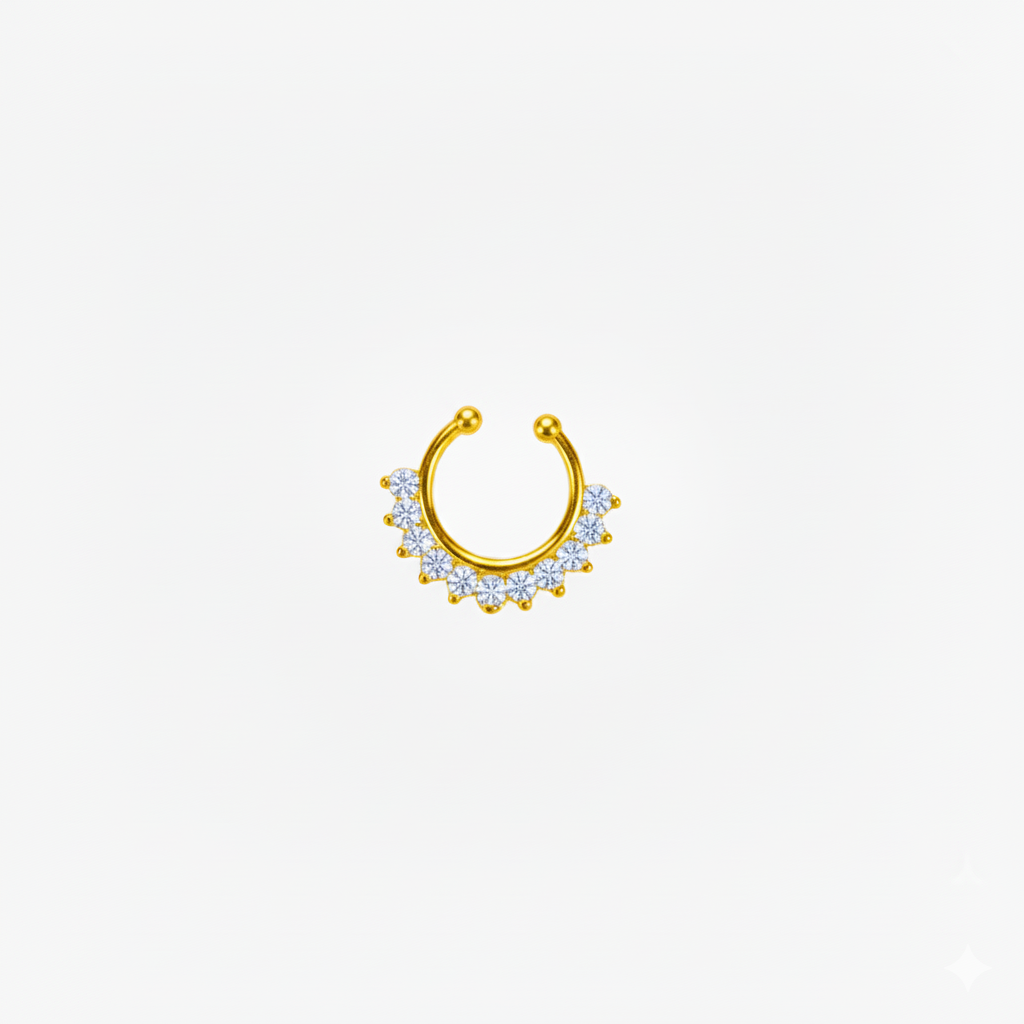 Silver 925 Septum Nose Pin 01