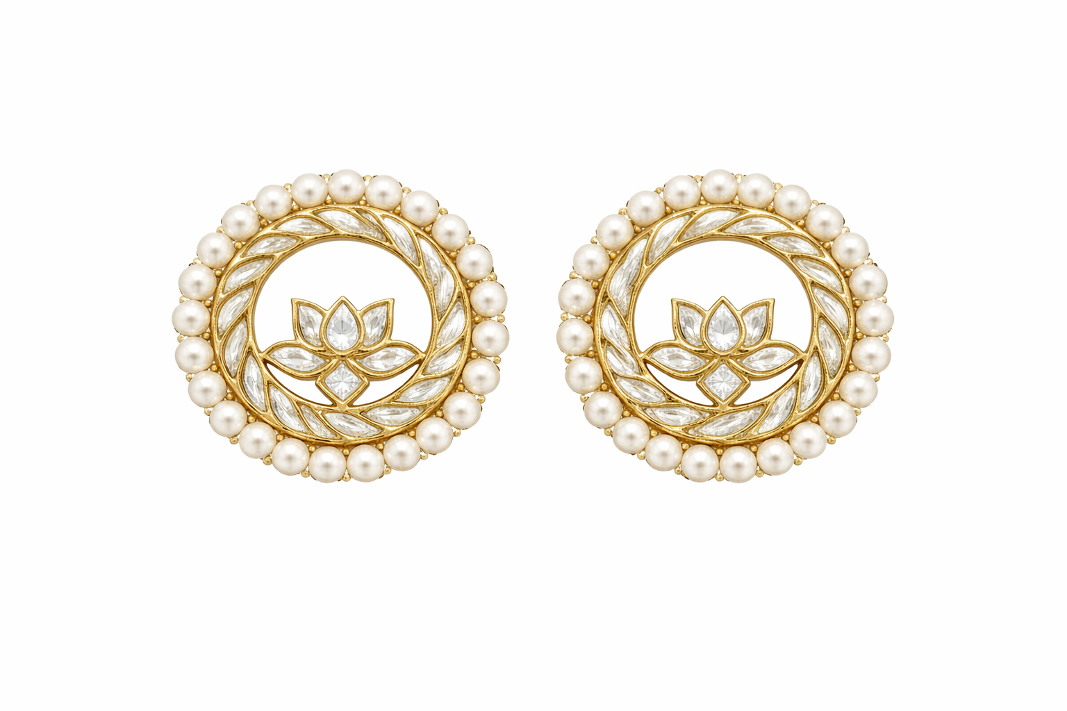 Shwet Kamal Studs