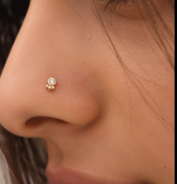 SmallNosepins 925 Silver Nose pin for Women