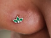 SmallNosepins 925 Silver Nose pin for Women