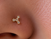 SmallNosepins 925 Silver Nose pin for Women