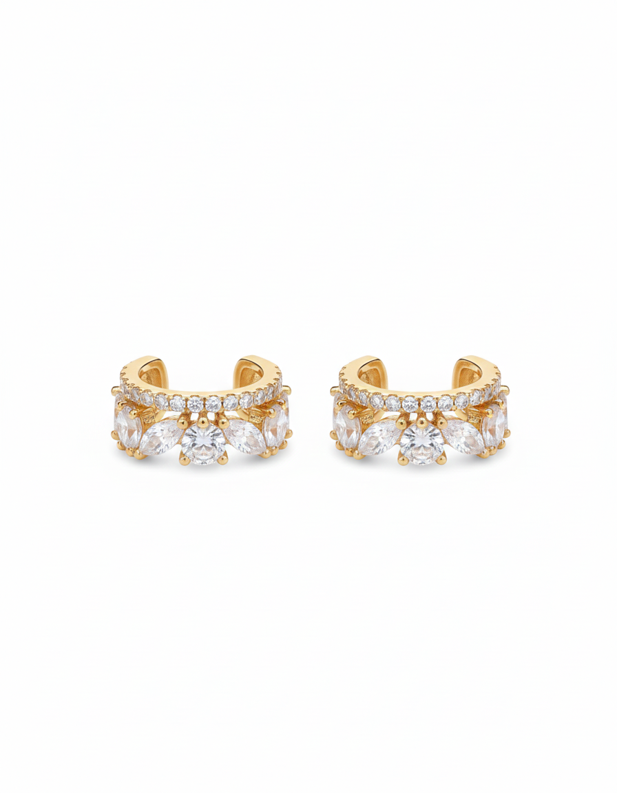 Spark Silver Earcuffs